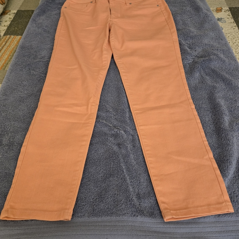 d. jeans Orange Straight Leg Jeans